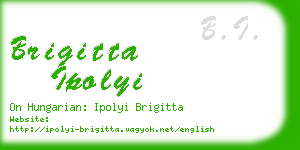 brigitta ipolyi business card